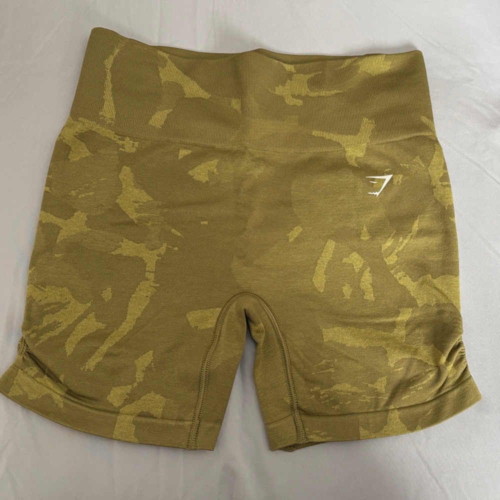 Gymshark Olive Green Athletic Shorts